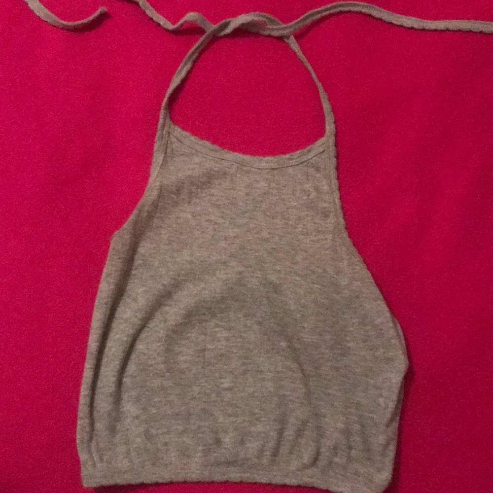 Gray Halter top
